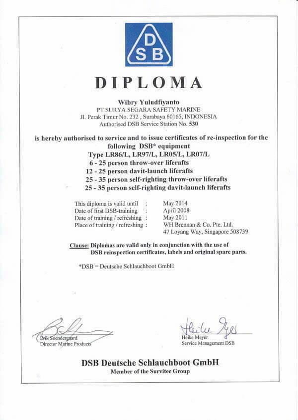 DSB-Certificate