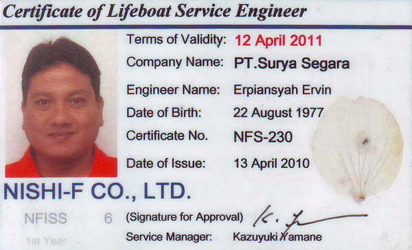 Certificate Lifeboat erpiansyah-Nishi-LB