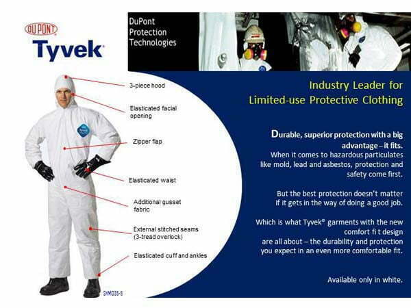 Coverall Disposable Tyvek